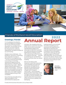 FPAE 2022 Annual Report Cover